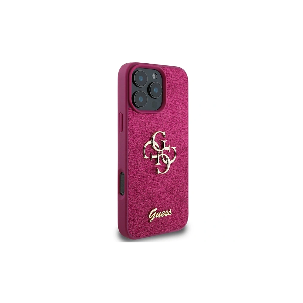 Hurtownia GSM - Guess GUHCP16LHG4SGU Apple iPhone 16 Pro kemény tok Glitter Script Big 4G lila - GUE3619 - {ean13} - Hurt