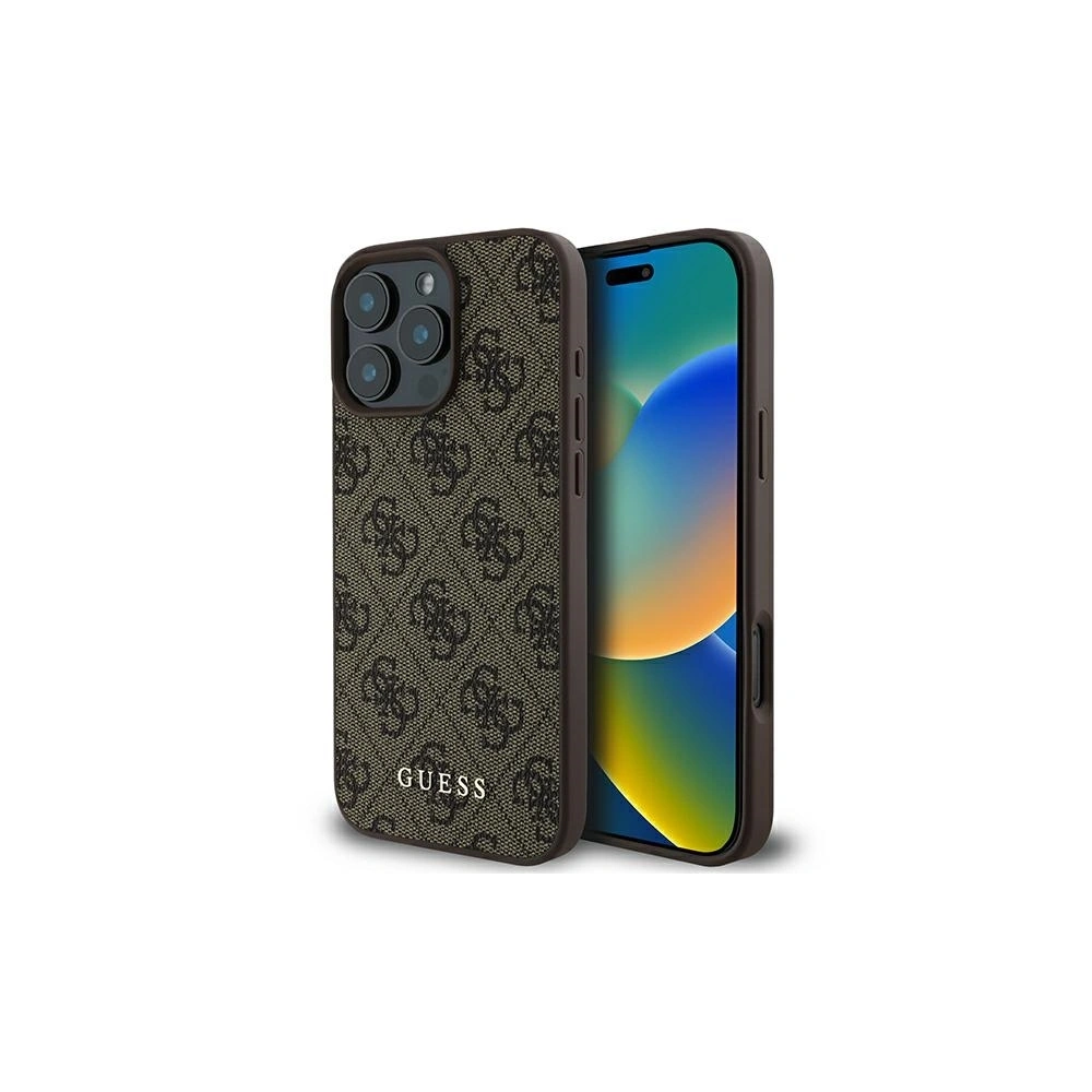 Hurtownia GSM - Guess GUHCP16XG4GFBR Apple iPhone 16 Pro Max husă dură 4G Clasic maro - GUE3620 - {ean13} - Hurt