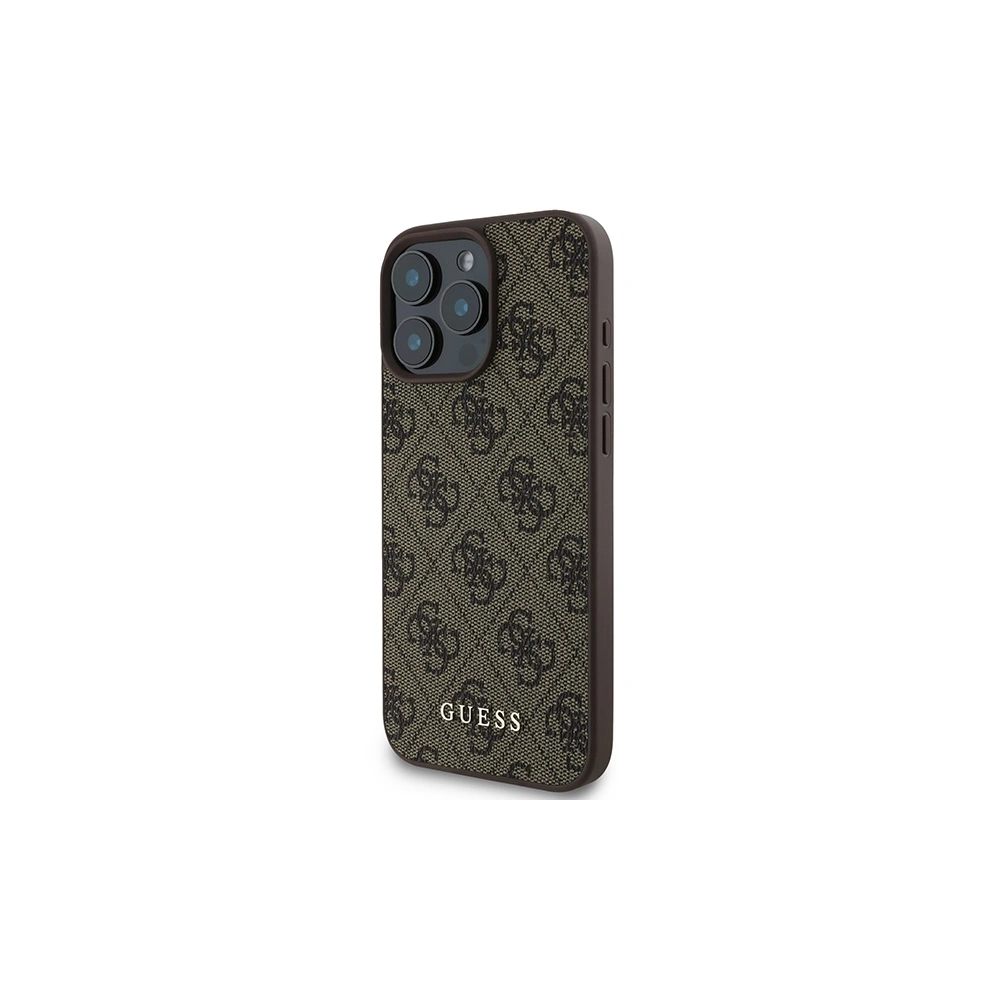Hurtownia GSM - Etui Guess GUHCP16XG4GFBR Apple iPhone 16 Pro Max hard case 4G Classic brązowy/brown - GUE3620 - {ean13} - Hurt