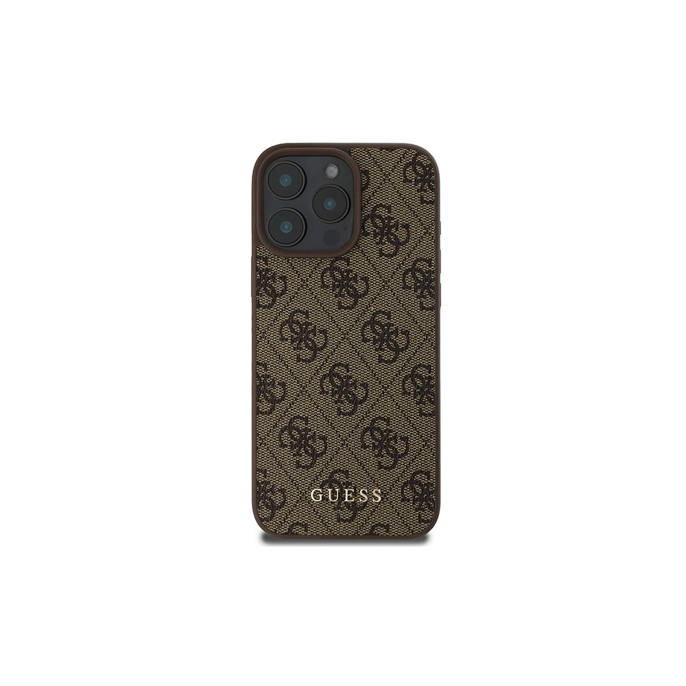 Hurtownia GSM - Etui Guess GUHCP16XG4GFBR Apple iPhone 16 Pro Max hard case 4G Classic brązowy/brown - GUE3620 - {ean13} - Hurt