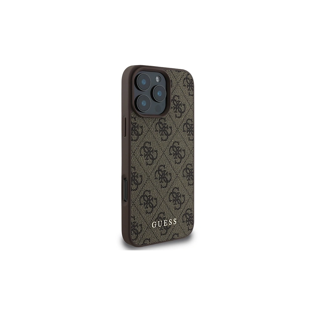 Hurtownia GSM - Etui Guess GUHCP16XG4GFBR Apple iPhone 16 Pro Max hard case 4G Classic brązowy/brown - GUE3620 - {ean13} - Hurt