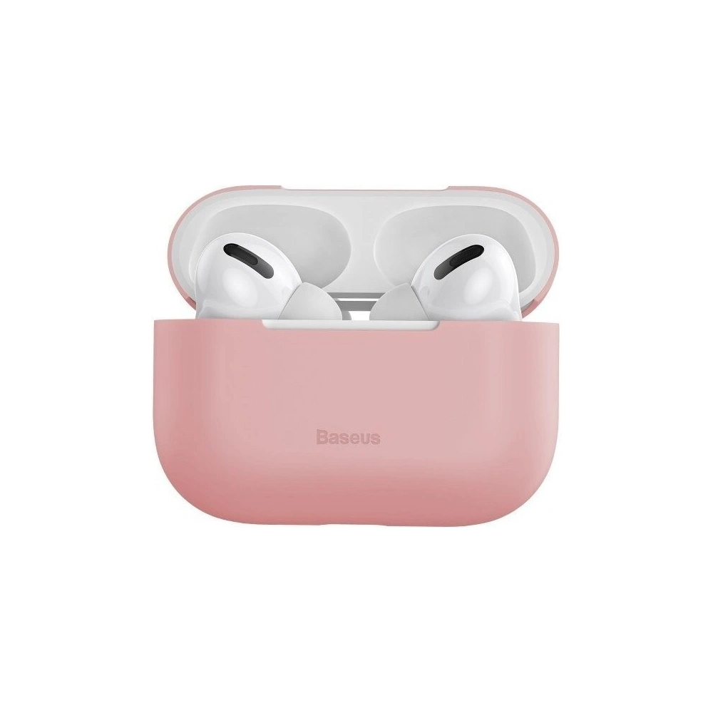 Hurtownia GSM - Silikonowe etui ochronne Baseus Super Thin do Apple AirPods Pro (różowe) - BSU1030PNK - {ean13} - Hurt