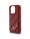 Hurtownia GSM - Karl Lagerfeld KLHCP16LPQDSMGR Apple iPhone 16 Pro kemény tok Quilted Signature piros - KLD21678 - {ean13} - Hurt
