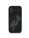 Wholesale Karl Lagerfeld KLHCP16S3DRKSDLK Apple iPhone 16 hardcase 3D Rubber Signature black - KLD21679 - {ean13} - Hurt