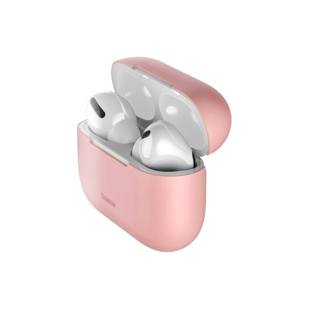 Hurtownia GSM - Silikonowe etui ochronne Baseus Super Thin do Apple AirPods Pro (różowe) - BSU1030PNK - {ean13} - Hurt
