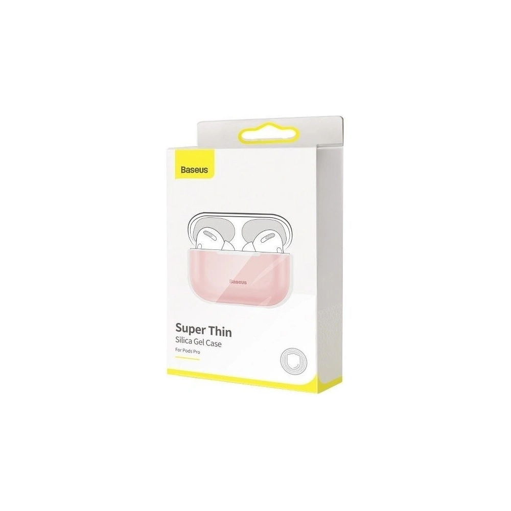 Hurtownia GSM - Silikonowe etui ochronne Baseus Super Thin do Apple AirPods Pro (różowe) - BSU1030PNK - {ean13} - Hurt