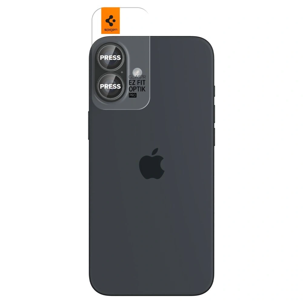Hurtownia GSM - Tvrzené sklo na aparát Spigen GLAS.tR Ez Fit Optik Pro Ochrana kamery Apple iPhone 16 / 16 Plus Crystal Clear [2 PACK] - SPN16477 - {ean13} - Hurt