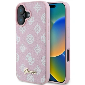 Hurtownia GSM - Guess GUHMP16MPGPYSP Apple iPhone 16 Plus kemény tok Peony Script Logo MagSafe rózsaszín - GUE3621 - {ean13} - Hurt