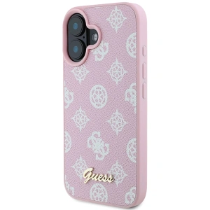 Hurtownia GSM - Guess GUHMP16MPGPYSP Apple iPhone 16 Plus kemény tok Peony Script Logo MagSafe rózsaszín - GUE3621 - {ean13} - Hurt