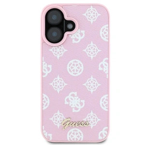 Hurtownia GSM - Guess GUHMP16MPGPYSP Apple iPhone 16 Plus kemény tok Peony Script Logo MagSafe rózsaszín - GUE3621 - {ean13} - Hurt