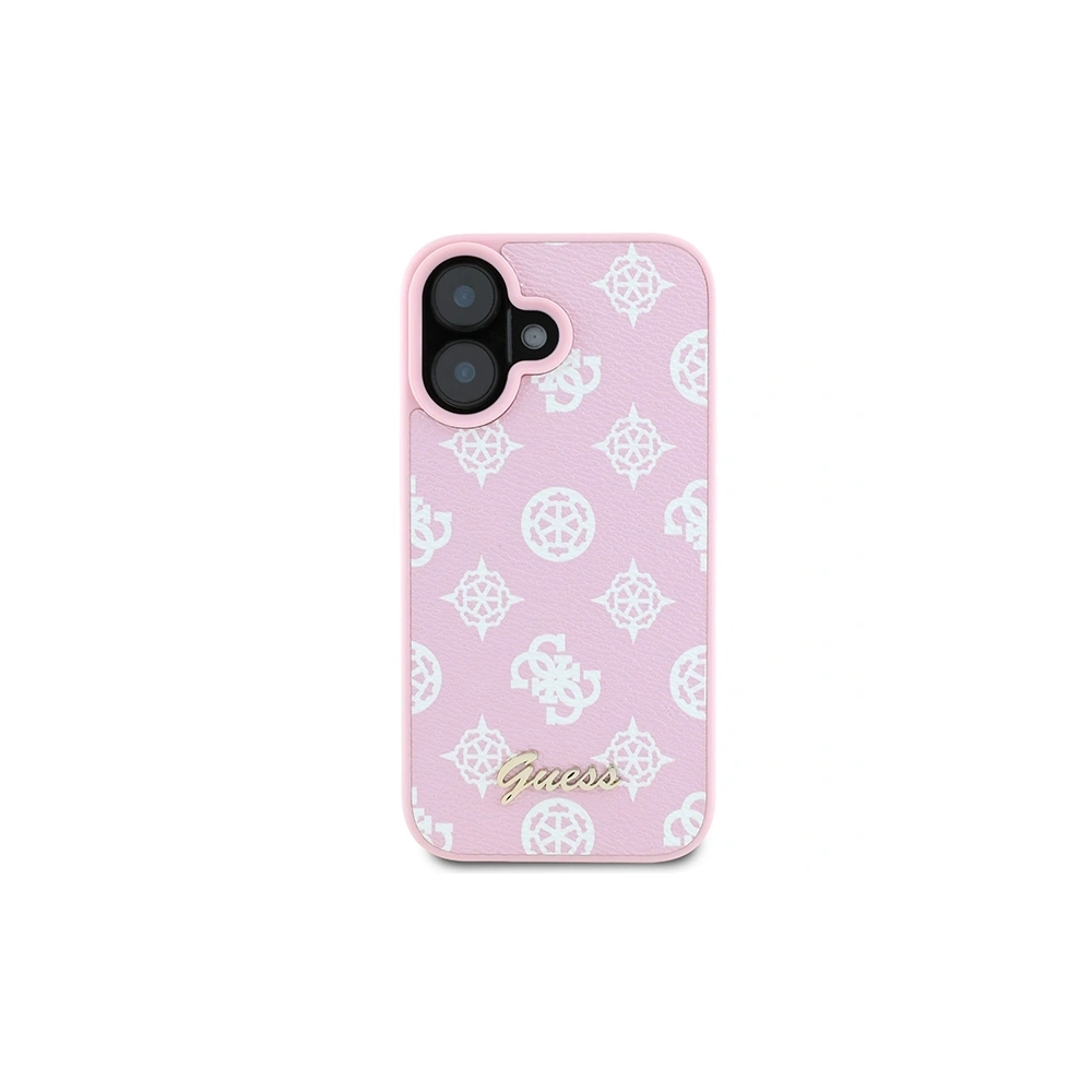 Hurtownia GSM - Guess GUHMP16MPGPYSP Apple iPhone 16 Plus kemény tok Peony Script Logo MagSafe rózsaszín - GUE3621 - {ean13} - Hurt