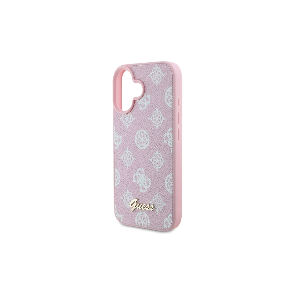 Hurtownia GSM - Guess GUHMP16MPGPYSP Apple iPhone 16 Plus kemény tok Peony Script Logo MagSafe rózsaszín - GUE3621 - {ean13} - Hurt