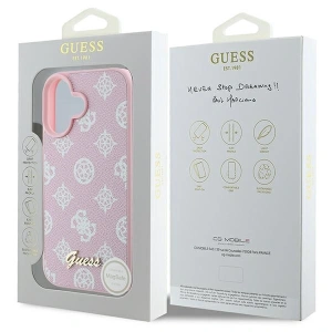 Hurtownia GSM - Guess GUHMP16MPGPYSP Apple iPhone 16 Plus kemény tok Peony Script Logo MagSafe rózsaszín - GUE3621 - {ean13} - Hurt