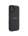 Wholesale Guess GUHMP16SPGHSMMK Apple iPhone 16 hardcase Grained Gold Ring MagSafe black - GUE3622 - {ean13} - Hurt