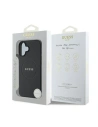 Hurtownia GSM - Guess GUHMP16SPGHSMMK Apple iPhone 16 Hardcase Grained Gold Ring MagSafe schwarz - GUE3622 - {ean13} - Hurt