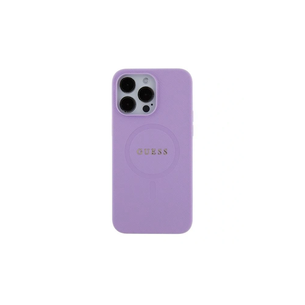 Hurtownia GSM - Etui Guess GUHMP16SPSAHMCU Apple iPhone 16 hardcase Saffiano MagSafe fioletowy/purple - GUE3623 - {ean13} - Hurt