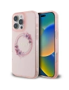 Hurtownia GSM - Guess GUHMP16XHFWFCP Apple iPhone 16 Pro Max tvrdý obal IML Květy věnce MagSafe růžový - GUE3625 - {ean13} - Hurt