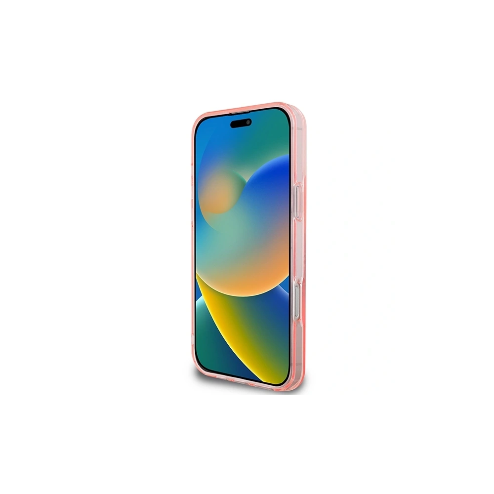 Hurtownia GSM - Guess GUHMP16XHFWFCP Apple iPhone 16 Pro Max hardcase IML Flori Coroană MagSafe roz - GUE3625 - {ean13} - Hurt