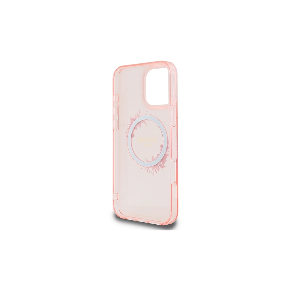 Hurtownia GSM - Guess GUHMP16XHFWFCP Apple iPhone 16 Pro Max hardcase IML Flori Coroană MagSafe roz - GUE3625 - {ean13} - Hurt