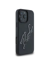 Hurtownia GSM - Karl Lagerfeld KLHCP16X3DRKSDLK Apple iPhone 16 Pro Max Hartschale 3D Gummi Bicolor Signature schwarz - KLD21680 - {ean13} - Hurt
