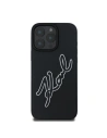 Wholesale Karl Lagerfeld KLHCP16X3DRKSDLK Apple iPhone 16 Pro Max hardcase 3D Rubber Bicolor Signature black - KLD21680 - {ean13} - Hurt