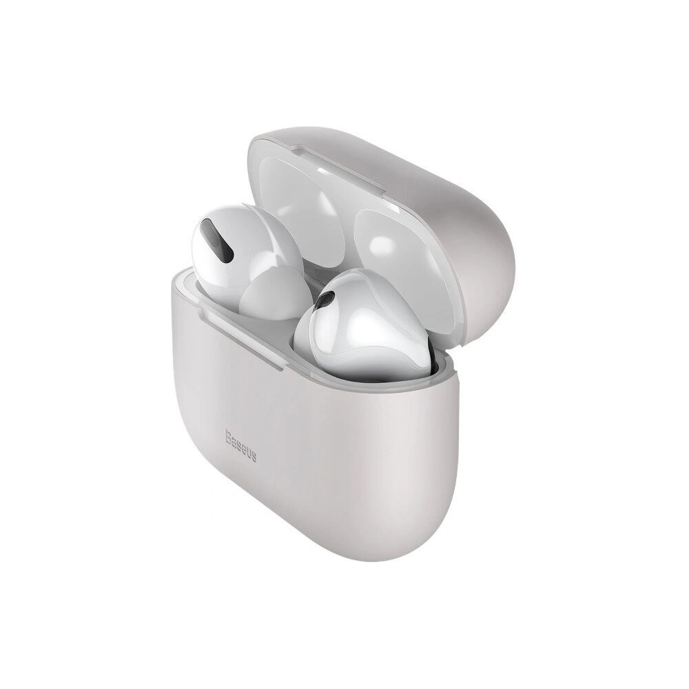 Hurtownia GSM - Silikonowe etui ochronne Baseus Super Thin do Apple AirPods Pro (szare) - BSU1032GRY - {ean13} - Hurt
