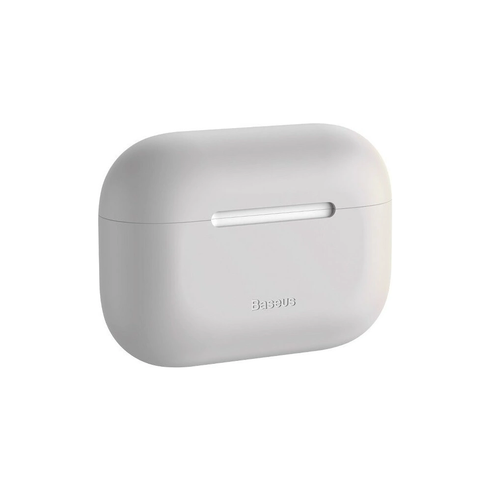 Hurtownia GSM - Silikonowe etui ochronne Baseus Super Thin do Apple AirPods Pro (szare) - BSU1032GRY - {ean13} - Hurt