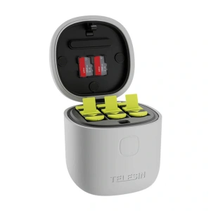Hurtownia GSM - Telesin Încărcător Allin box cu 3 canale + 3 baterii pentru GoPro Hero 12 / 11 / 10 / 9 (galben) - TLS169 - {ean13} - Hurt