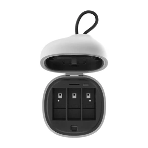Telesin Încărcător Allin box cu 3 canale + 3 baterii pentru GoPro Hero 12 / 11 / 10 / 9 (galben)