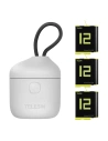 Wholesale Telesin Allin box 3-channel charger + 3 batteries for GoPro Hero 12 / 11 / 10 / 9 (yellow) - TLS169 - {ean13} - Hurt