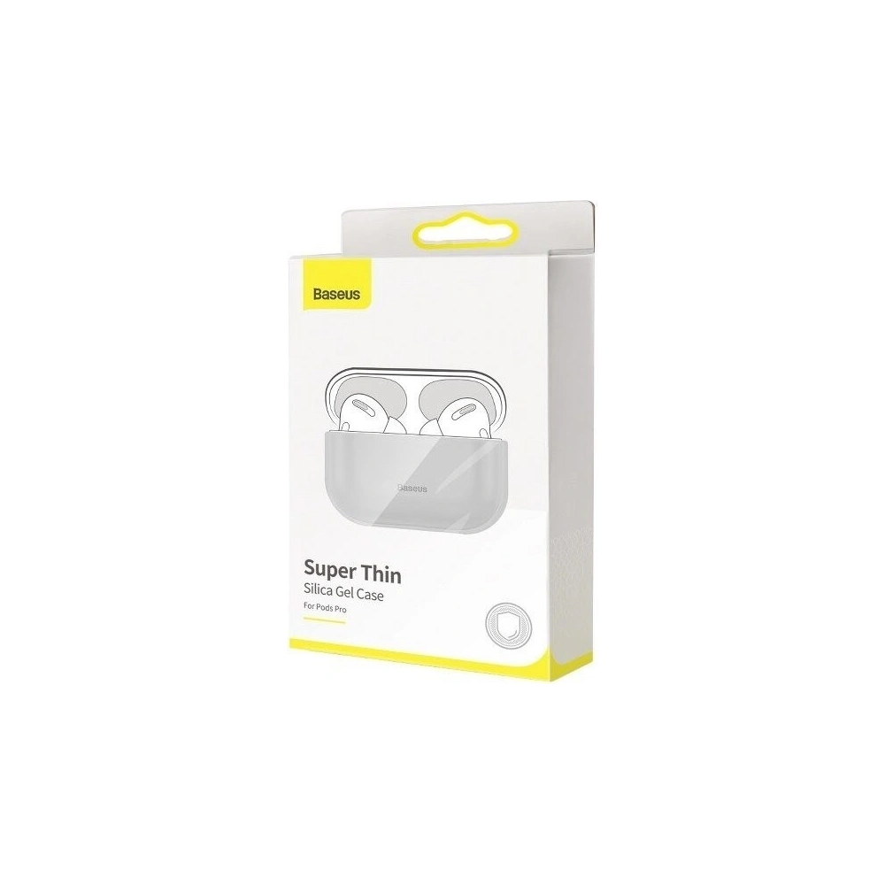Hurtownia GSM - Silikonowe etui ochronne Baseus Super Thin do Apple AirPods Pro (szare) - BSU1032GRY - {ean13} - Hurt