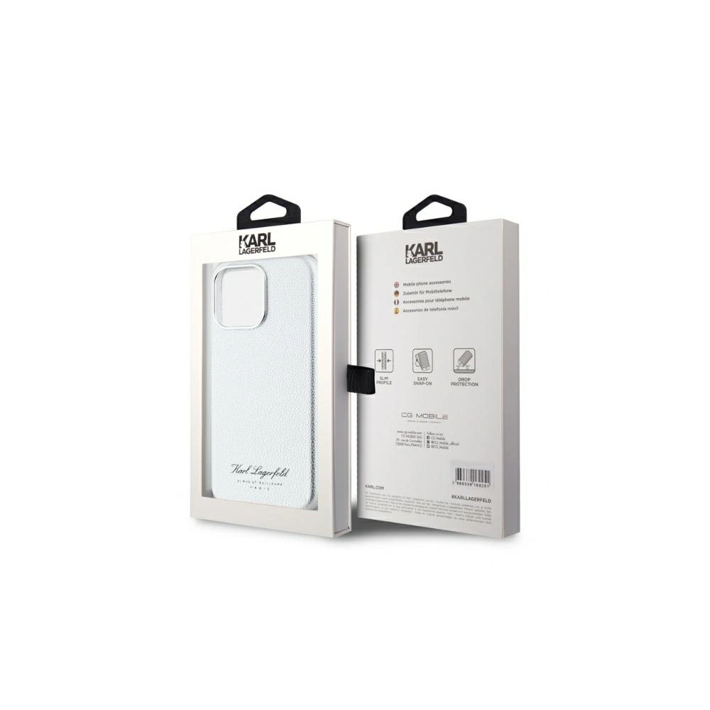 Hurtownia GSM - Karl Lagerfeld KLHCP16XPGWCMKHG Apple iPhone 16 Pro Max tvrdý obal hotel RSG šedý - KLD21681 - {ean13} - Hurt