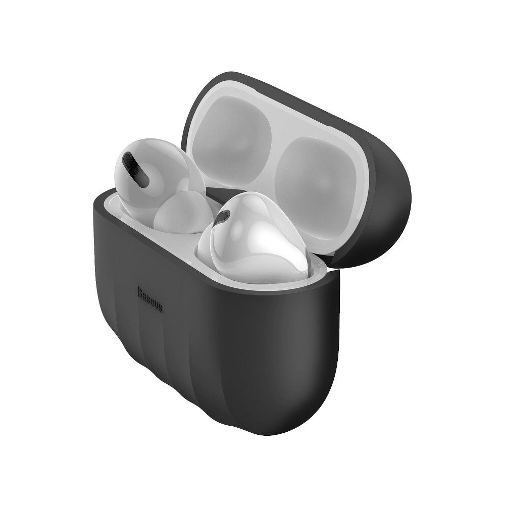 Hurtownia GSM - Silikonhülle Baseus Shell Pattern für Apple AirPods Pro (schwarz) - BSU1033BLK - {ean13} - Hurt