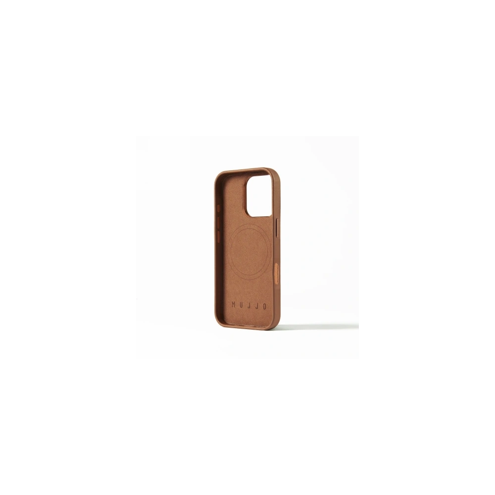 Hurtownia GSM - Mujjo Bőr Tok Apple iPhone 16 Pro MagSafe (barna) - MUJ119 - {ean13} - Hurt
