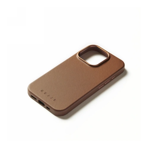 Etui Mujjo Leather Case Apple iPhone 16 Pro MagSafe (tan)