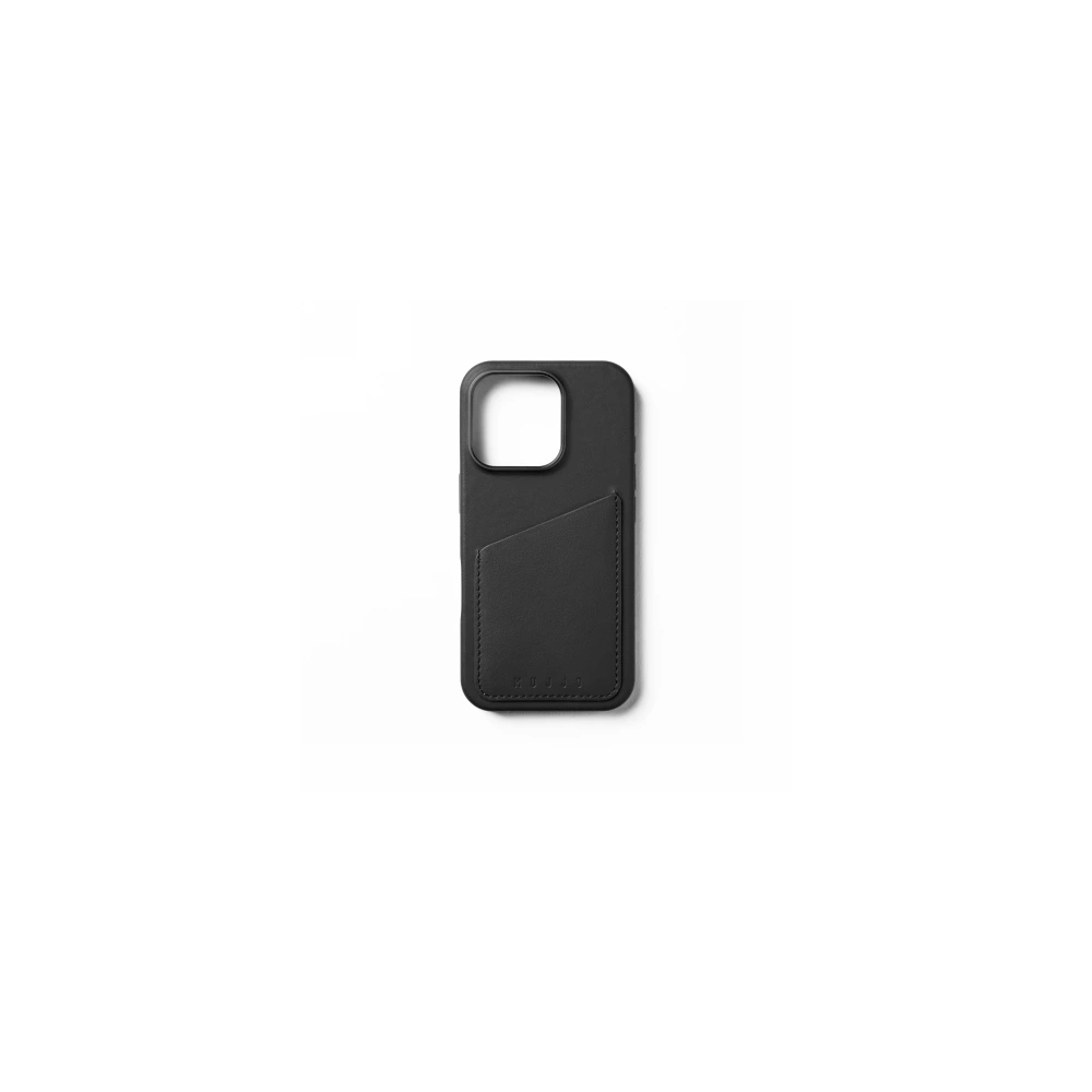 Hurtownia GSM - Mujjo Geldbörse Lederhülle Apple iPhone 16 Pro MagSafe (schwarz) - MUJ120 - {ean13} - Hurt