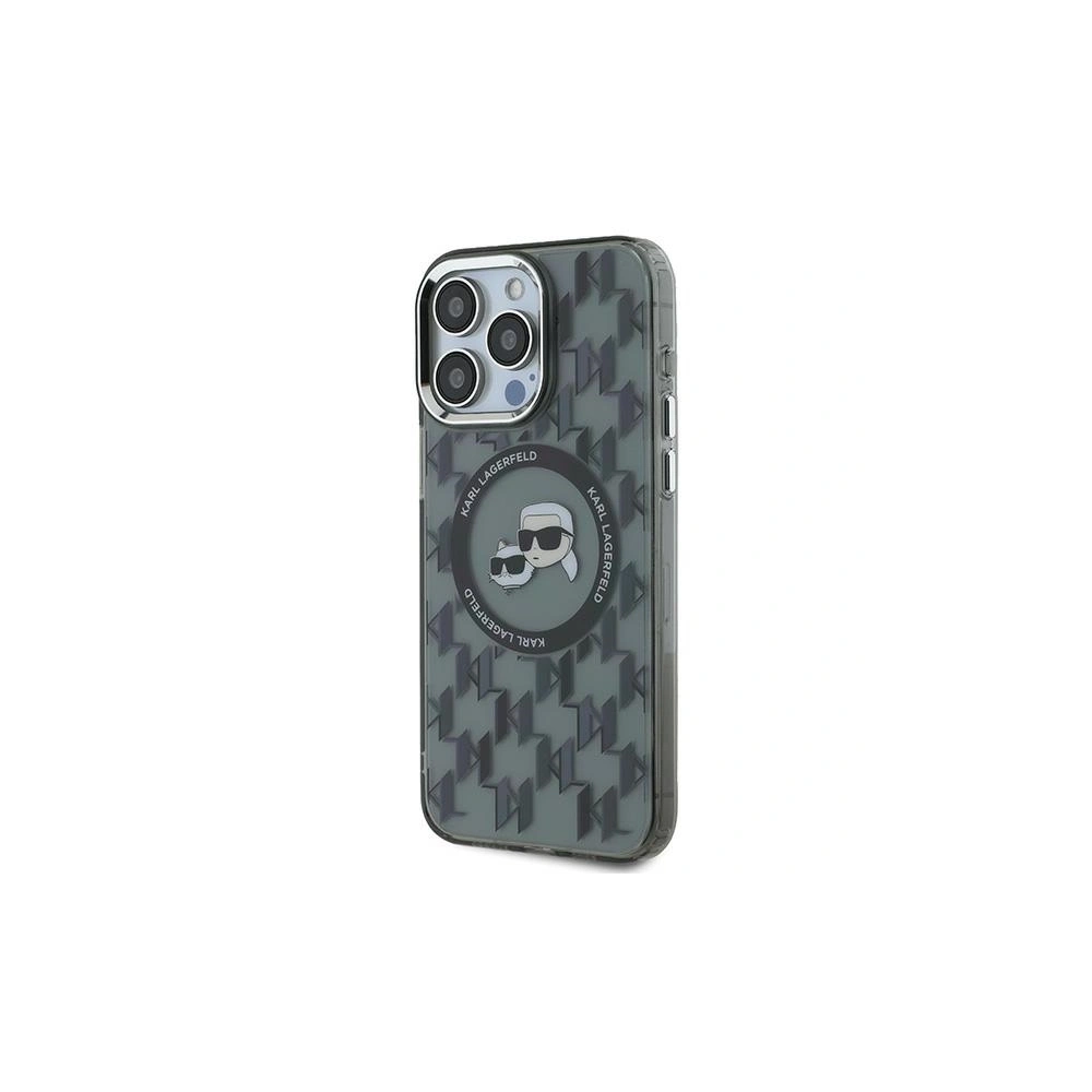 Hurtownia GSM - Etui Karl Lagerfeld KLHMP15LHMCKMHK Apple iPhone 15 Pro IML Monogram Karl&Choupette Head MagSafe czarny/black - KLD21682 - {ean13} - Hurt