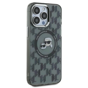 Hurtownia GSM - Etui Karl Lagerfeld KLHMP15LHMCKMHK Apple iPhone 15 Pro IML Monogram Karl&Choupette Head MagSafe czarny/black - KLD21682 - {ean13} - Hurt