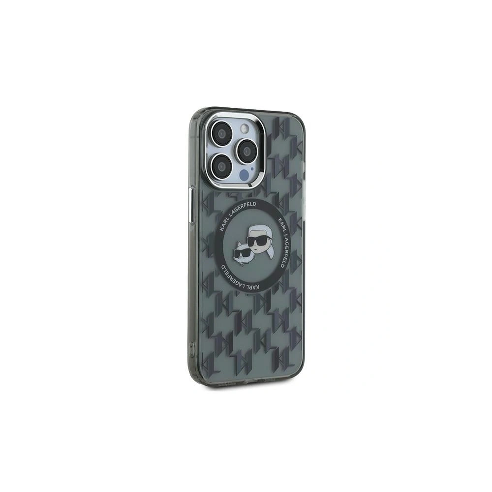 Hurtownia GSM - Etui Karl Lagerfeld KLHMP15LHMCKMHK Apple iPhone 15 Pro IML Monogram Karl&Choupette Head MagSafe czarny/black - KLD21682 - {ean13} - Hurt