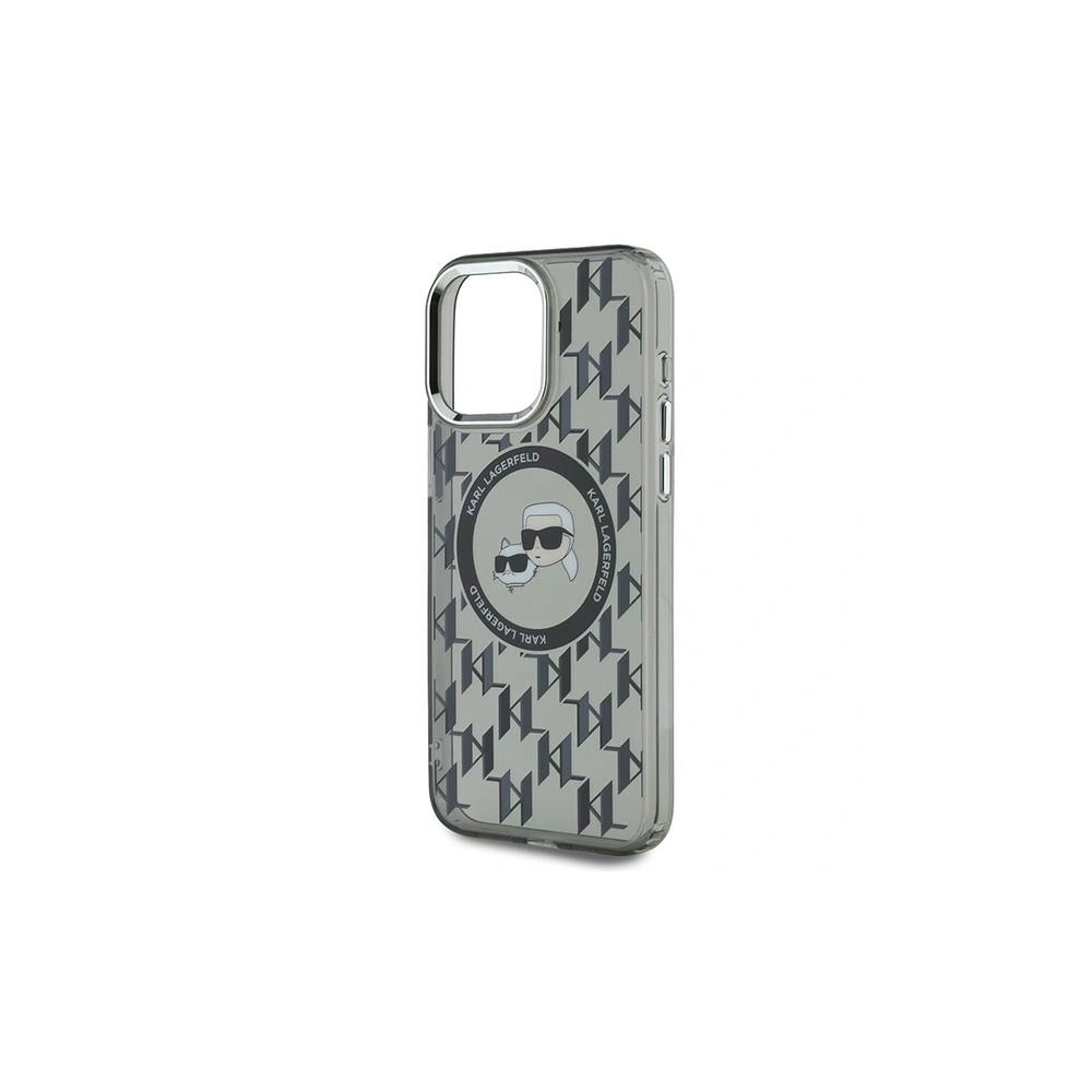 Hurtownia GSM - Etui Karl Lagerfeld KLHMP15LHMCKMHK Apple iPhone 15 Pro IML Monogram Karl&Choupette Head MagSafe czarny/black - KLD21682 - {ean13} - Hurt