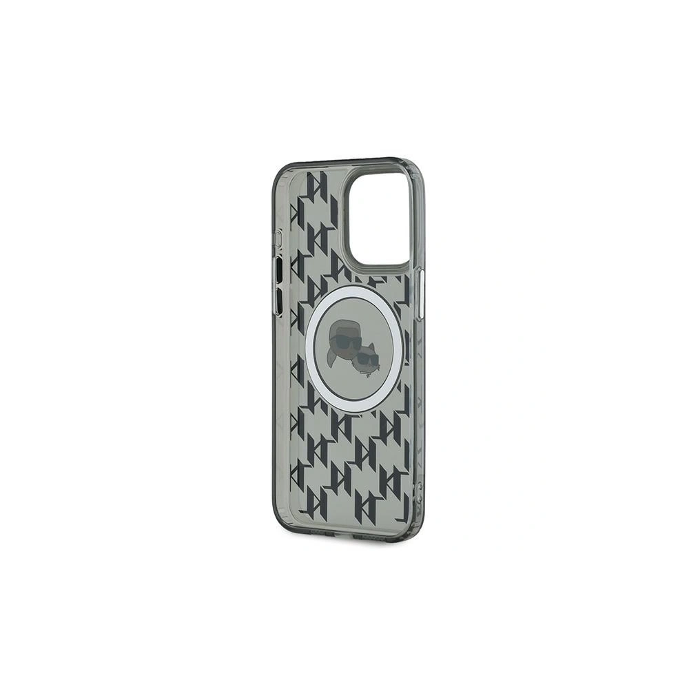 Hurtownia GSM - Etui Karl Lagerfeld KLHMP15LHMCKMHK Apple iPhone 15 Pro IML Monogram Karl&Choupette Head MagSafe czarny/black - KLD21682 - {ean13} - Hurt
