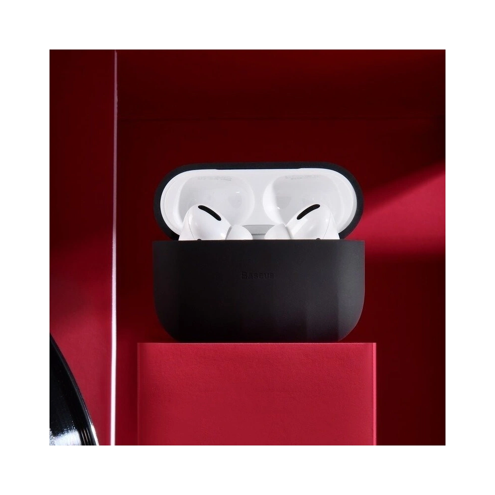 Hurtownia GSM - Silikonhülle Baseus Shell Pattern für Apple AirPods Pro (schwarz) - BSU1033BLK - {ean13} - Hurt