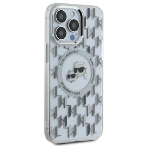 Hurtownia GSM - Etui Karl Lagerfeld KLHMP15LHMCKMHT Apple iPhone 15 Pro IML Monogram Karl&Choupette Head MagSafe przezroczysty/transparent - KLD21684 - {ean13} - Hurt