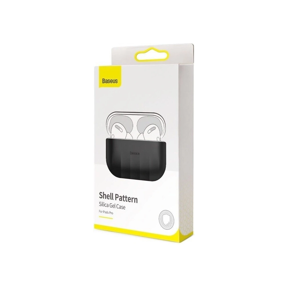 Hurtownia GSM - Silikonhülle Baseus Shell Pattern für Apple AirPods Pro (schwarz) - BSU1033BLK - {ean13} - Hurt