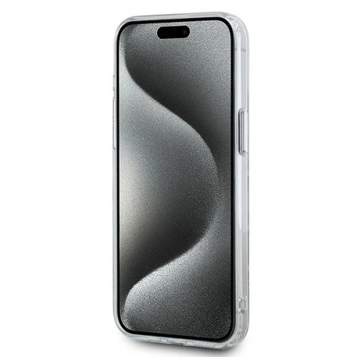 Etui Karl Lagerfeld KLHMP15LHMCKMHT Apple iPhone 15 Pro IML Monogram Karl&Choupette Head MagSafe przezroczysty/transparent