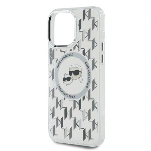 Hurtownia GSM - Etui Karl Lagerfeld KLHMP15LHMCKMHT Apple iPhone 15 Pro IML Monogram Karl&Choupette Head MagSafe przezroczysty/transparent - KLD21684 - {ean13} - Hurt