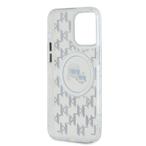 Etui Karl Lagerfeld KLHMP15LHMCKMHT Apple iPhone 15 Pro IML Monogram Karl&Choupette Head MagSafe przezroczysty/transparent