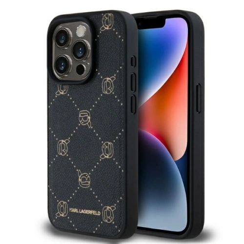 Etui Karl Lagerfeld KLHMP15LPGKHPHK Apple iPhone 15 Pro MagSafe Karl Head czarny/black