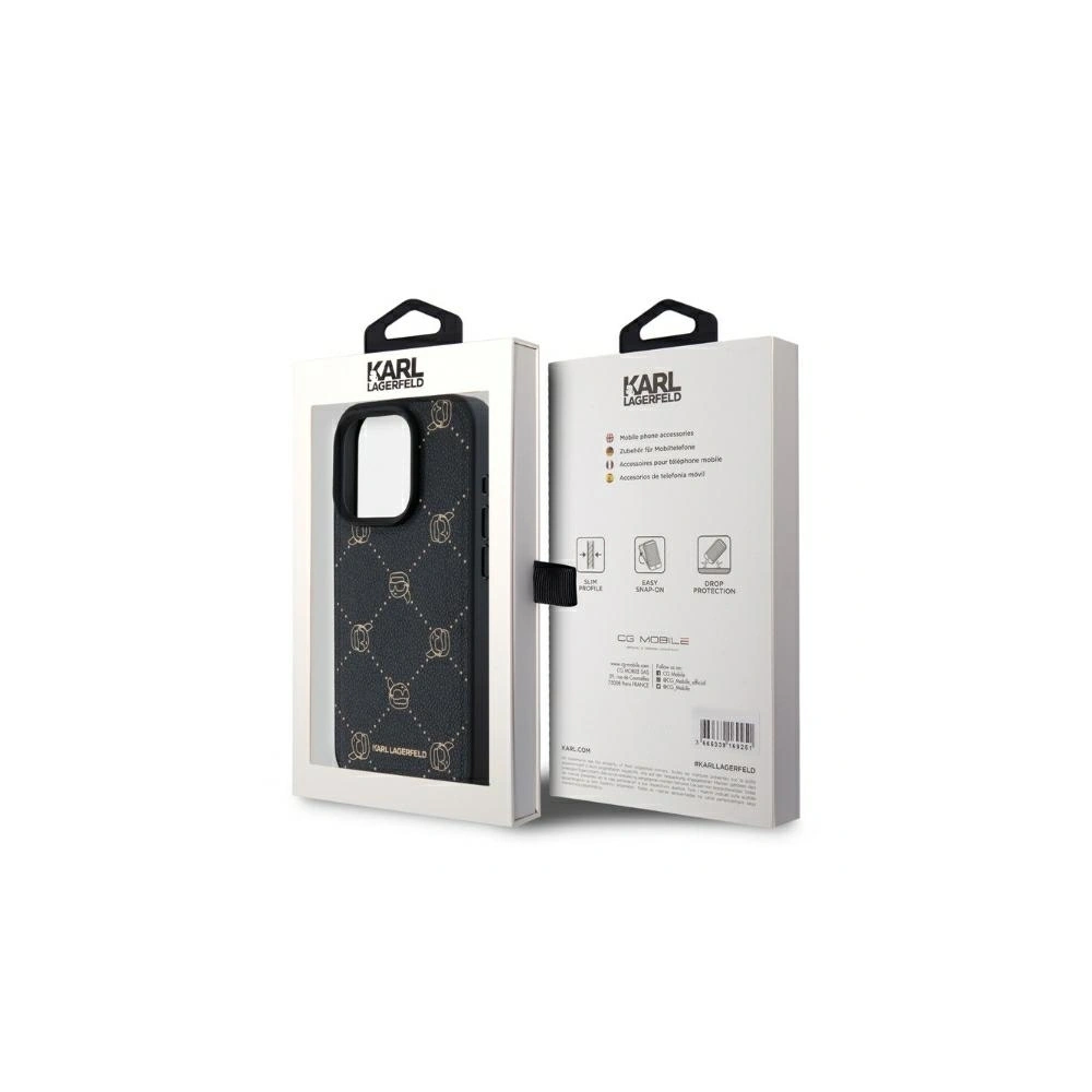 Hurtownia GSM - Karl Lagerfeld KLHMP15LPGKHPHK Apple iPhone 15 Pro MagSafe Karl Head černý - KLD21687 - {ean13} - Hurt