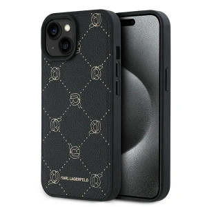 Hurtownia GSM - Karl Lagerfeld KLHMP15MPGKHPHK Apple iPhone 15 Plus Karl Head MagSafe negru - KLD21690 - {ean13} - Hurt